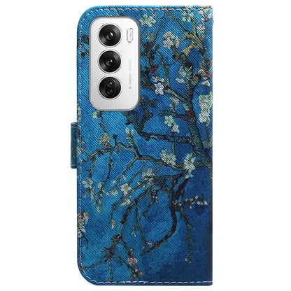For Oppo Reno12 5G (Global) Case Pattern Print Leather Wallet Phone Cover
