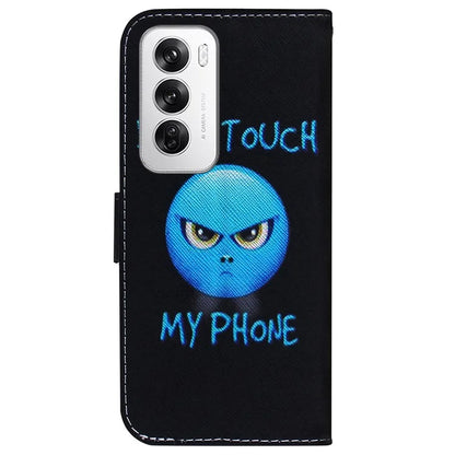 For Oppo Reno12 5G (Global) Case Pattern Print Leather Wallet Phone Cover