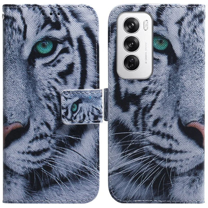 For Oppo Reno12 5G (Global) Case Pattern Print Leather Wallet Phone Cover