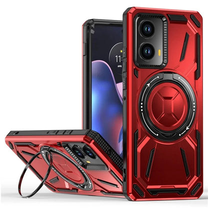 For Motorola Edge (2024) 5G Case Compatible with MagSafe Kickstand TPU+PC Phone Cover
