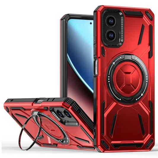 For Motorola Moto G Power (2024) Case Compatible with MagSafe Kickstand Hybrid Phone Cover