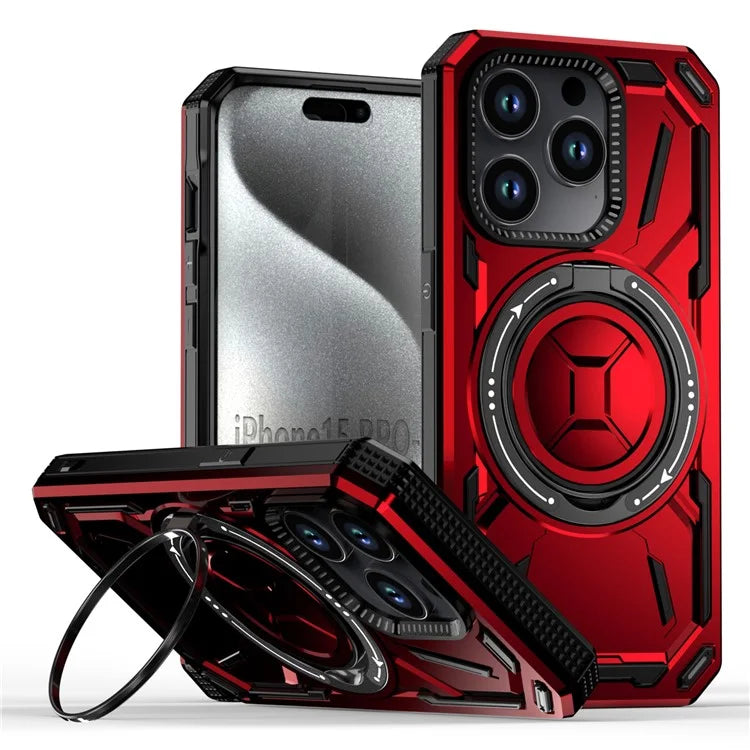 For iPhone 15 Pro Case Compatible with MagSafe Kickstand Phone Cover