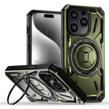 For iPhone 15 Pro Case Compatible with MagSafe Kickstand Phone Cover