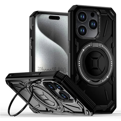 For iPhone 15 Pro Case Compatible with MagSafe Kickstand Phone Cover
