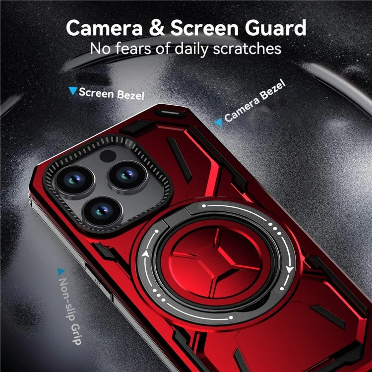 For iPhone 15 Pro Case Compatible with MagSafe Kickstand Phone Cover