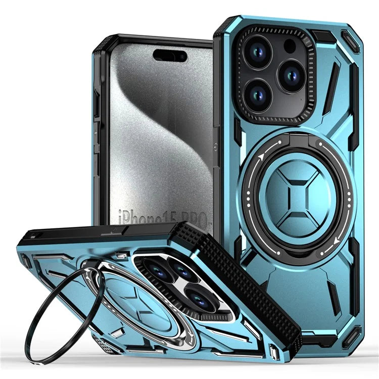 For iPhone 15 Pro Case Compatible with MagSafe Kickstand Phone Cover
