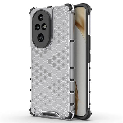 For Honor 200 Pro 5G Case  PC+TPU Phone Cover Honeycomb Shape