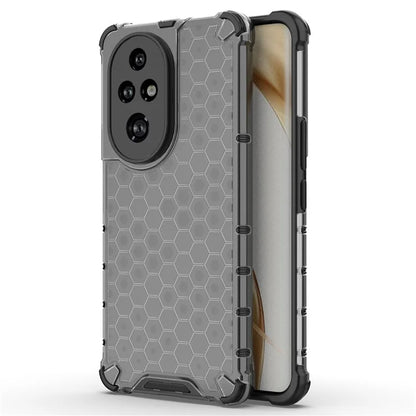 For Honor 200 Pro 5G Case  PC+TPU Phone Cover Honeycomb Shape