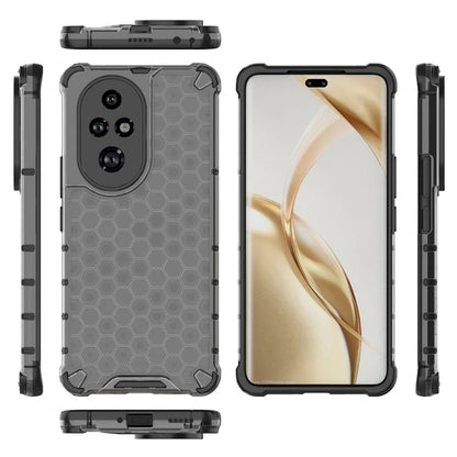 For Honor 200 Pro 5G Case  PC+TPU Phone Cover Honeycomb Shape