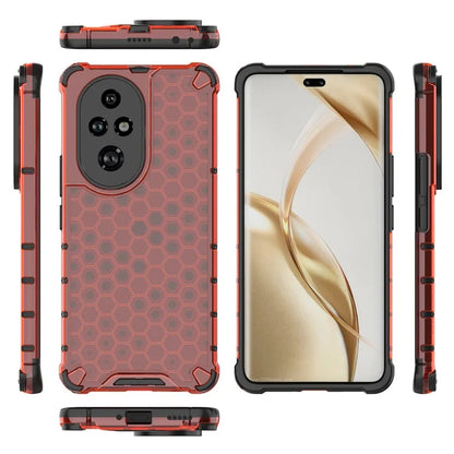 For Honor 200 Pro 5G Case  PC+TPU Phone Cover Honeycomb Shape