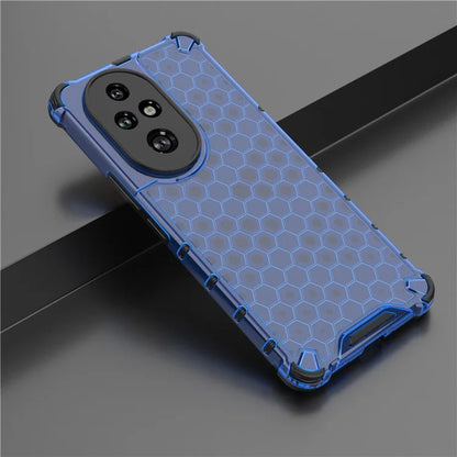 For Honor 200 Pro 5G Case  PC+TPU Phone Cover Honeycomb Shape