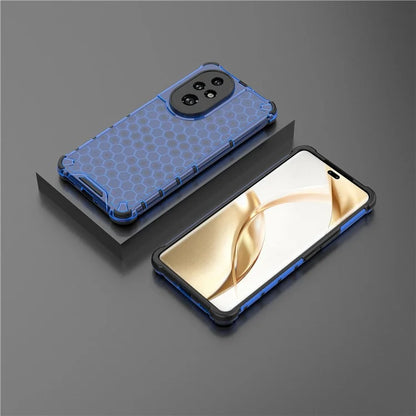 For Honor 200 Pro 5G Case  PC+TPU Phone Cover Honeycomb Shape