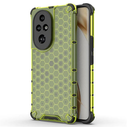 For Honor 200 Pro 5G Case  PC+TPU Phone Cover Honeycomb Shape
