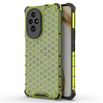 For Honor 200 5G Case  PC+TPU Phone Cover Honeycomb Shape