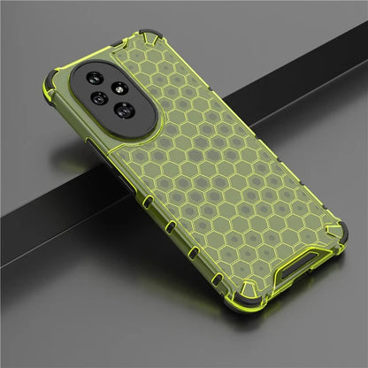 For Honor 200 5G Case  PC+TPU Phone Cover Honeycomb Shape