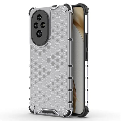 For Honor 200 5G Case  PC+TPU Phone Cover Honeycomb Shape