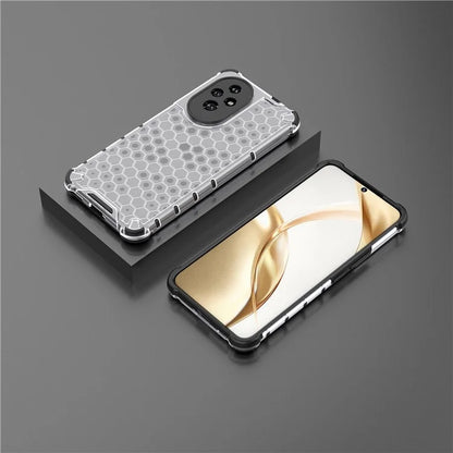 For Honor 200 5G Case  PC+TPU Phone Cover Honeycomb Shape