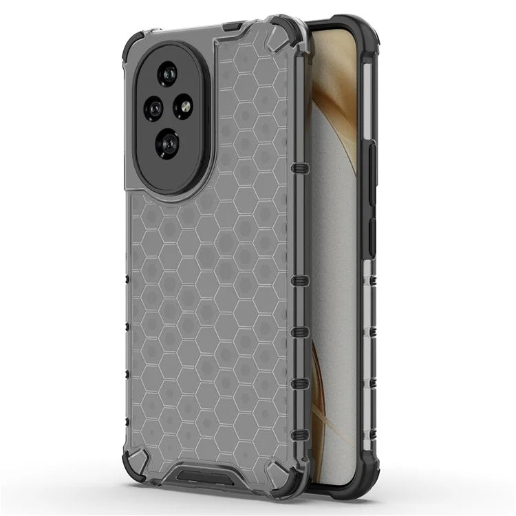 For Honor 200 5G Case  PC+TPU Phone Cover Honeycomb Shape