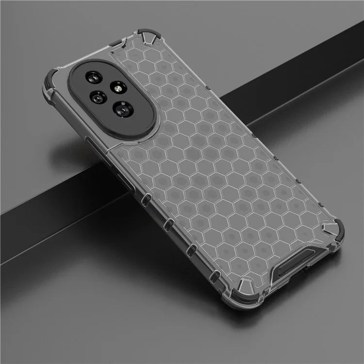 For Honor 200 5G Case  PC+TPU Phone Cover Honeycomb Shape