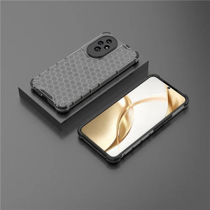 For Honor 200 5G Case  PC+TPU Phone Cover Honeycomb Shape