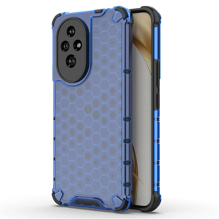 For Honor 200 5G Case  PC+TPU Phone Cover Honeycomb Shape