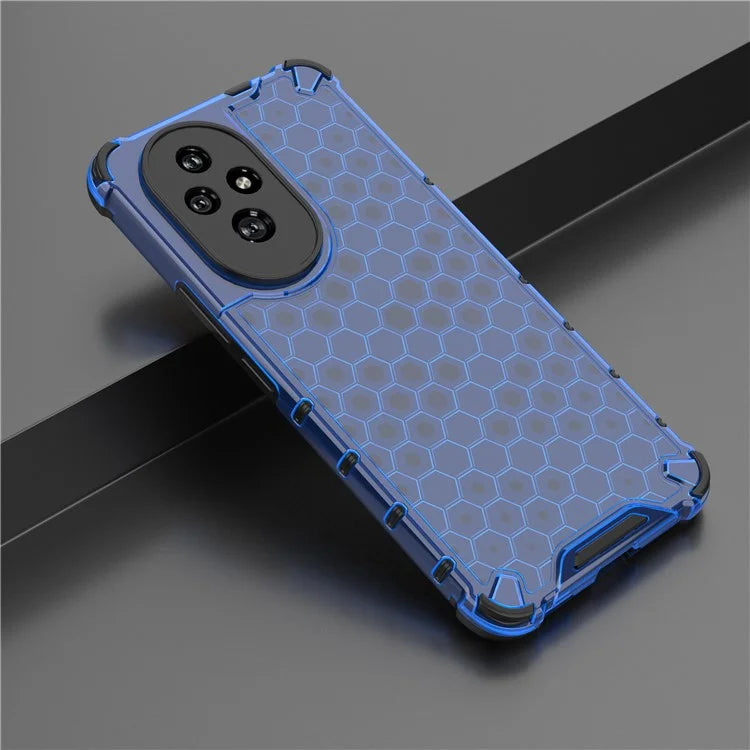 For Honor 200 5G Case  PC+TPU Phone Cover Honeycomb Shape