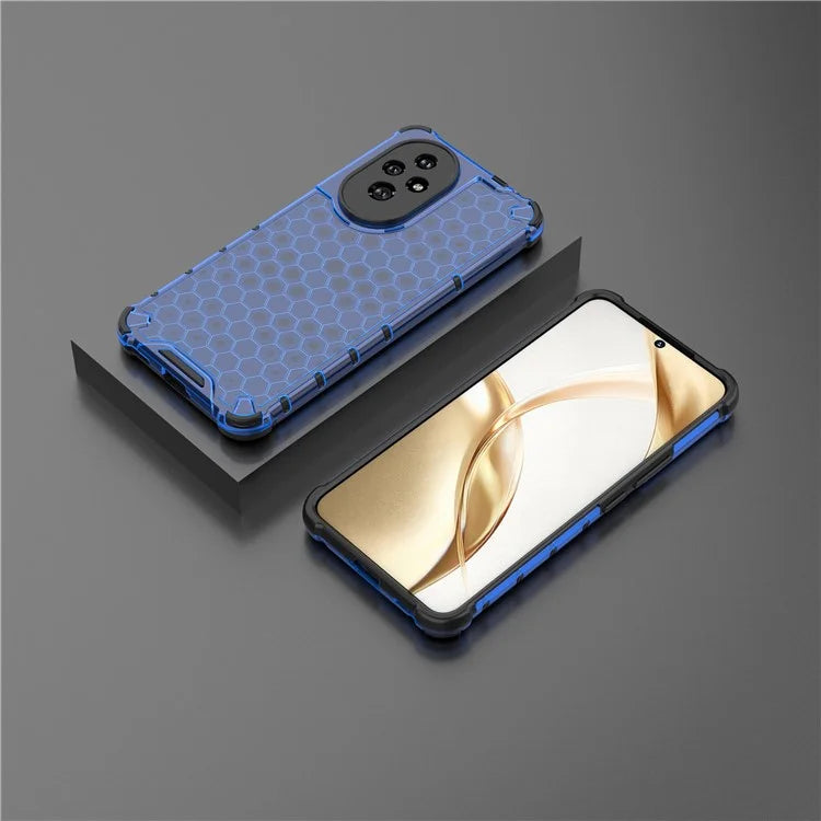 For Honor 200 5G Case  PC+TPU Phone Cover Honeycomb Shape