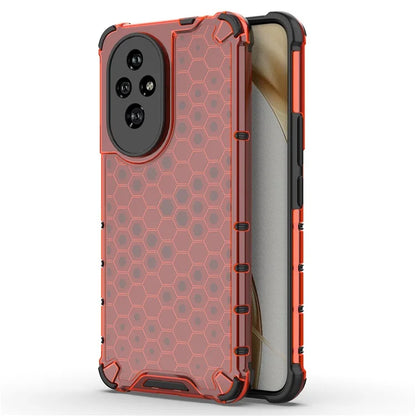 For Honor 200 5G Case  PC+TPU Phone Cover Honeycomb Shape