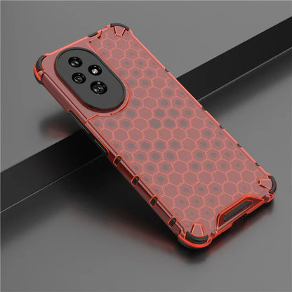 For Honor 200 5G Case  PC+TPU Phone Cover Honeycomb Shape