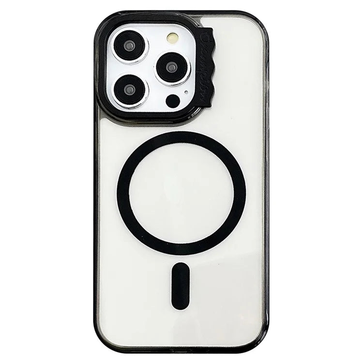 For iPhone 15 Pro Case Compatible with MagSafe PC+TPU Clear Phone Cover