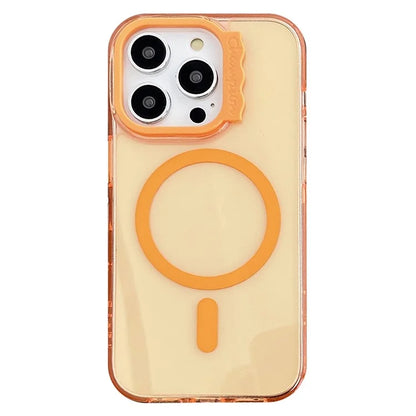 For iPhone 15 Pro Case Compatible with MagSafe PC+TPU Clear Phone Cover