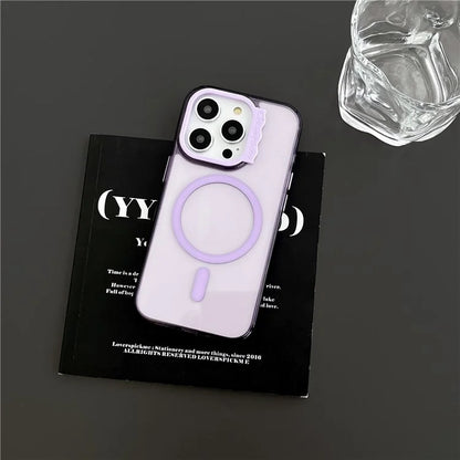 For iPhone 15 Pro Case Compatible with MagSafe PC+TPU Clear Phone Cover