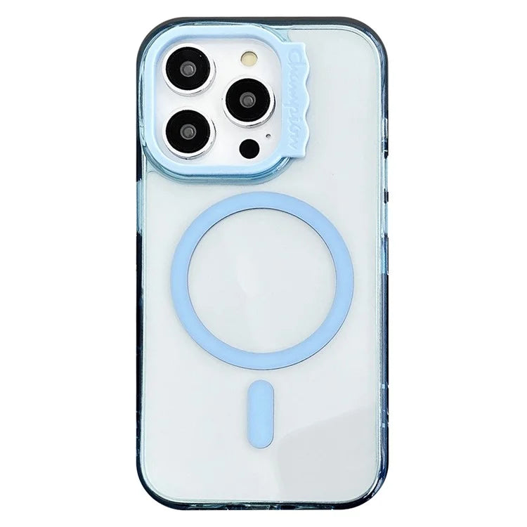 For iPhone 15 Pro Case Compatible with MagSafe PC+TPU Clear Phone Cover