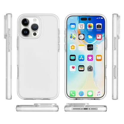 For iPhone 16 Pro Case TPU+TPE Anti-Drop Clear Phone Cover