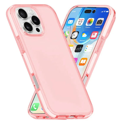 For iPhone 16 Pro Case TPU+TPE Anti-Drop Clear Phone Cover