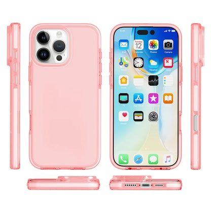 For iPhone 16 Pro Case TPU+TPE Anti-Drop Clear Phone Cover