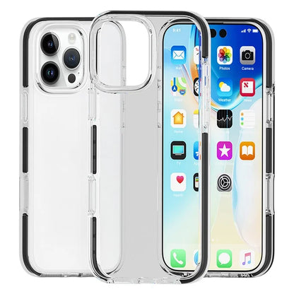 For iPhone 16 Pro Case TPU+TPE Anti-Drop Clear Phone Cover