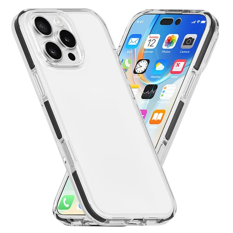 For iPhone 16 Pro Case TPU+TPE Anti-Drop Clear Phone Cover