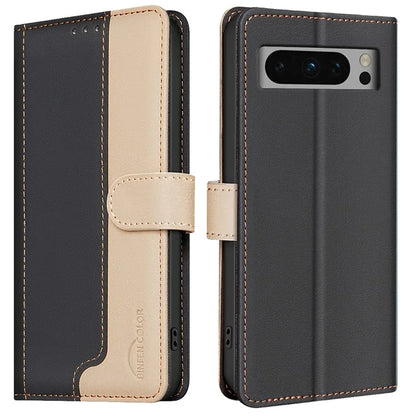 BINFEN COLOR BF33 For Google Pixel 9 Pro Case PU Leather RFID Blocking Protective Cover