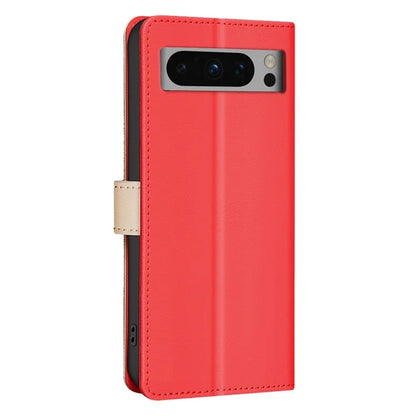 BINFEN COLOR BF33 For Google Pixel 9 Pro Case PU Leather RFID Blocking Protective Cover