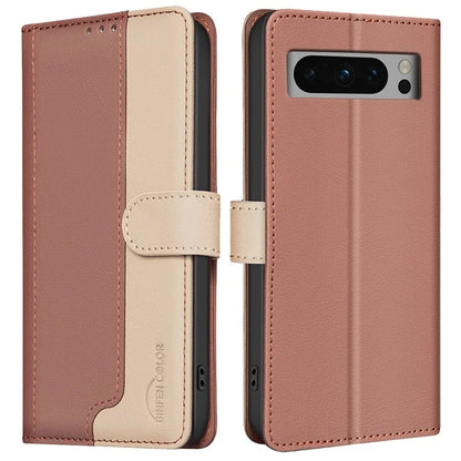 BINFEN COLOR BF33 For Google Pixel 9 Pro Case PU Leather RFID Blocking Protective Cover