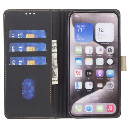 BINFEN COLOR BF33 For Google Pixel 9 Case Color Splicing Leather Cover with RFID Blocking