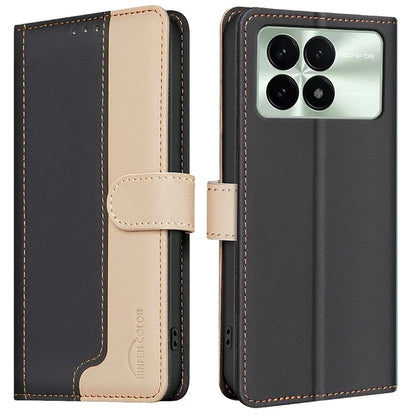 BINFEN COLOR BF33 For Xiaomi Poco F6 Pro 5G / Redmi K70 5G / K70 Pro 5G Leather Case RFID Blocking