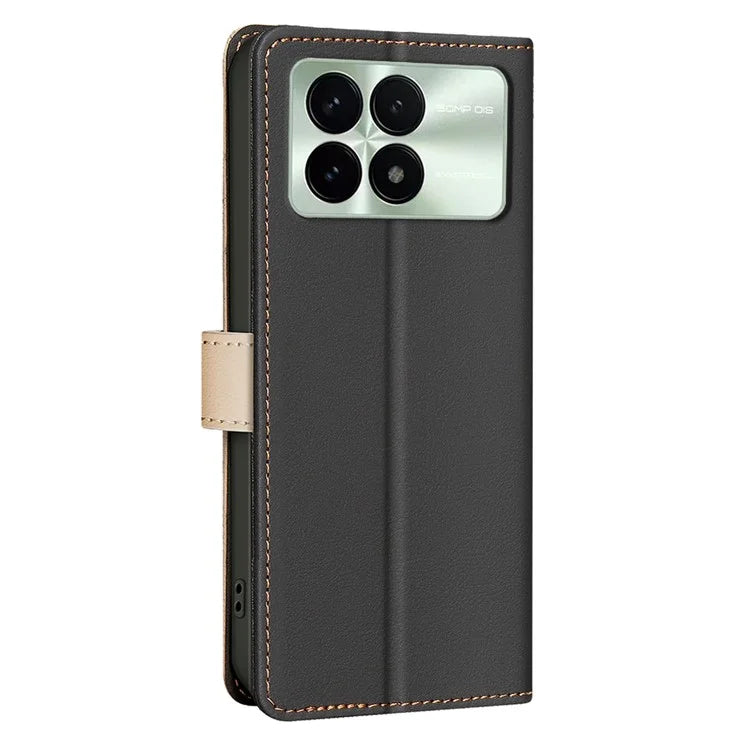 BINFEN COLOR BF33 For Xiaomi Poco F6 Pro 5G / Redmi K70 5G / K70 Pro 5G Leather Case RFID Blocking