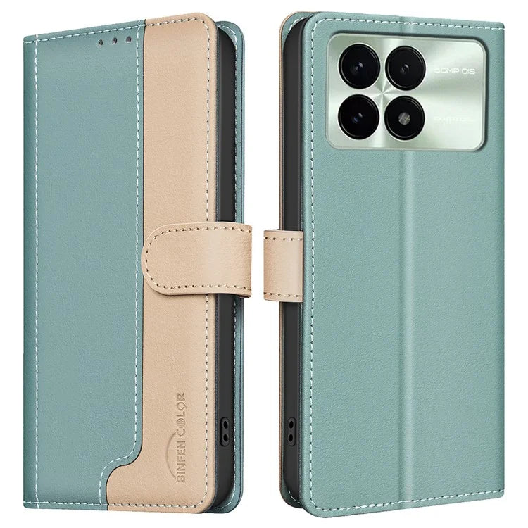 BINFEN COLOR BF33 For Xiaomi Poco F6 Pro 5G / Redmi K70 5G / K70 Pro 5G Leather Case RFID Blocking