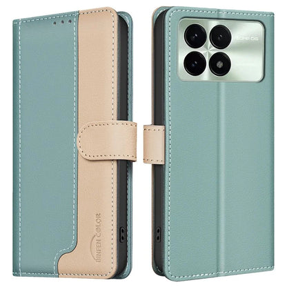 BINFEN COLOR BF33 For Xiaomi Poco F6 Pro 5G / Redmi K70 5G / K70 Pro 5G Leather Case RFID Blocking