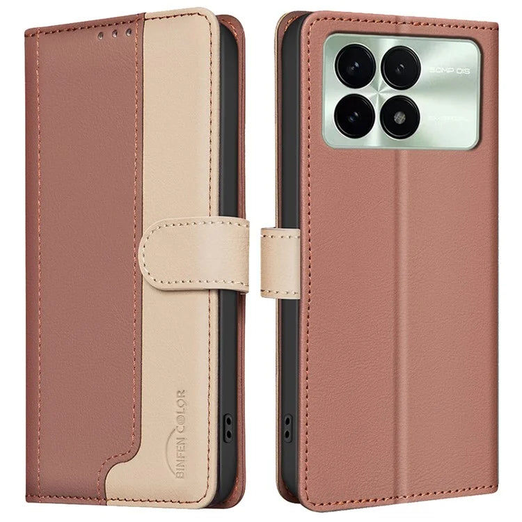 BINFEN COLOR BF33 For Xiaomi Poco F6 Pro 5G / Redmi K70 5G / K70 Pro 5G Leather Case RFID Blocking