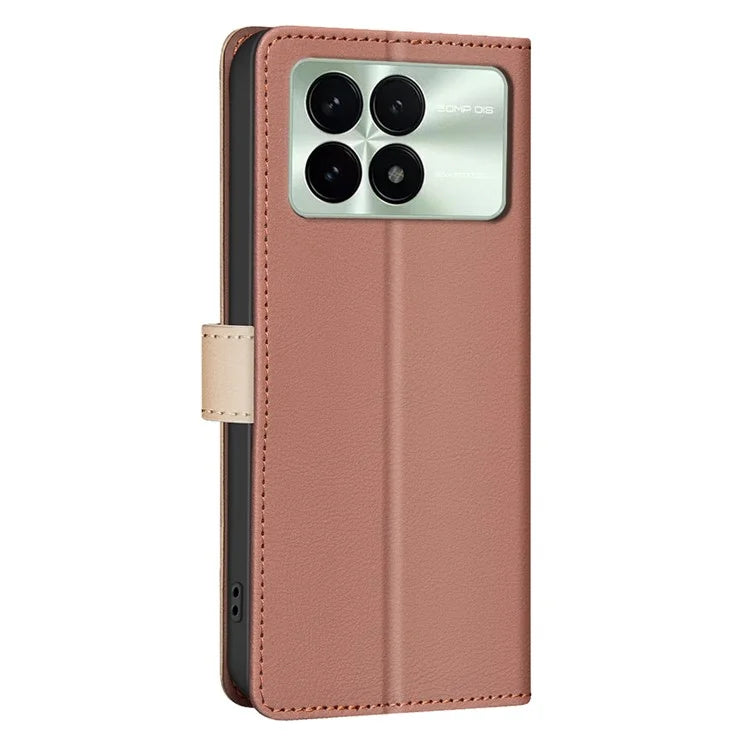BINFEN COLOR BF33 For Xiaomi Poco F6 Pro 5G / Redmi K70 5G / K70 Pro 5G Leather Case RFID Blocking