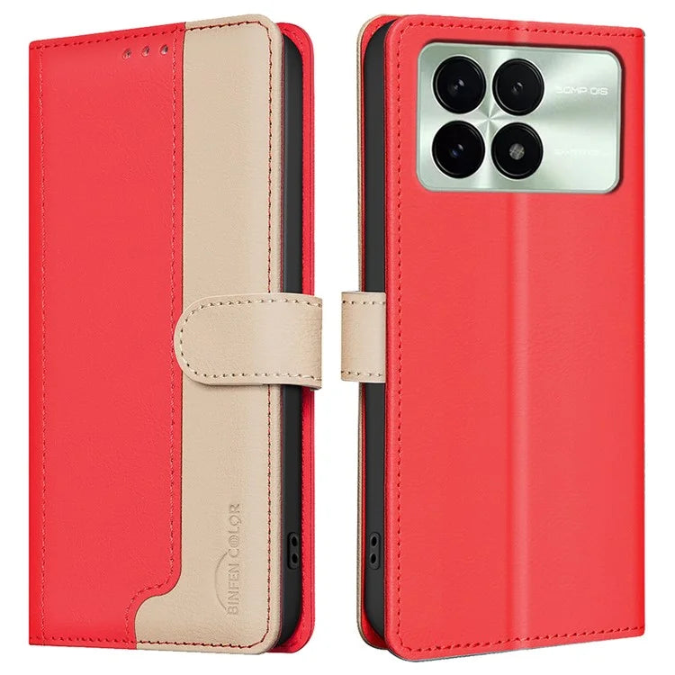 BINFEN COLOR BF33 For Xiaomi Poco F6 Pro 5G / Redmi K70 5G / K70 Pro 5G Leather Case RFID Blocking