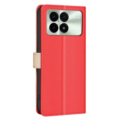 BINFEN COLOR BF33 For Xiaomi Poco F6 Pro 5G / Redmi K70 5G / K70 Pro 5G Leather Case RFID Blocking